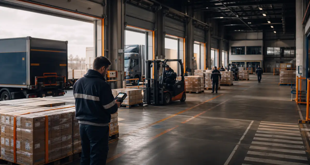 Warehouse cross-dock operation