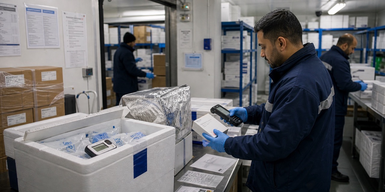 Temperature-controlled pharmaceutical and healthcare cargo handling